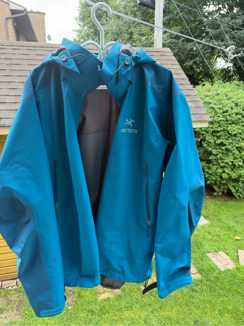 Arc'teryx Teal Blue Men's Ski Shell Jacket